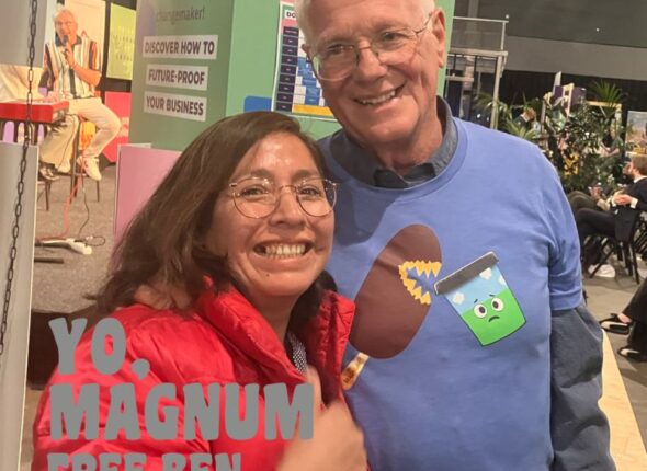 😊 Onwijs gaaf om ondernemersheld Ben Cohen van Ben & Jerry's te ontmoeten én te horen spreken.